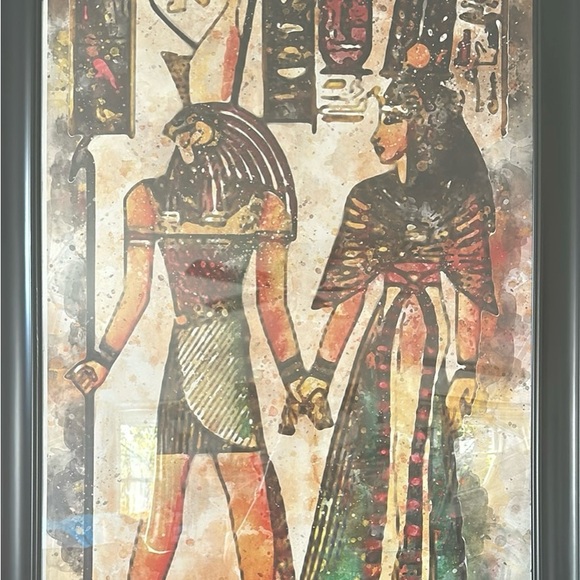 Egyptian framed picture - Picture 1 of 1